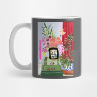 Bird Vase Mug